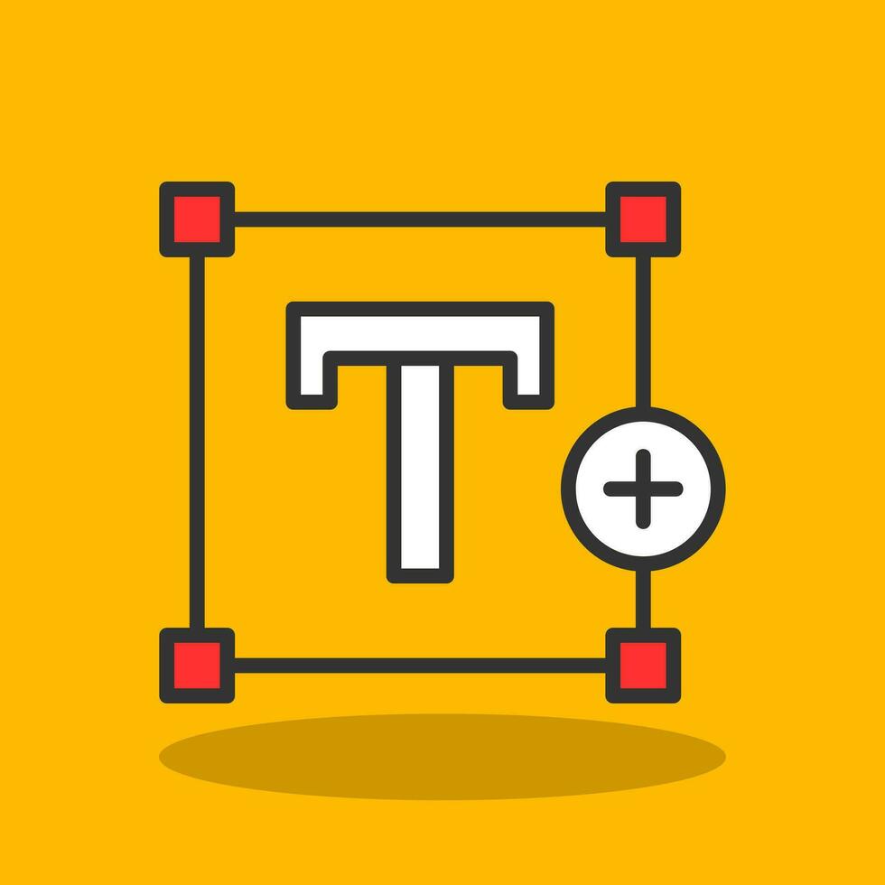 Add Text Vector Icon Design