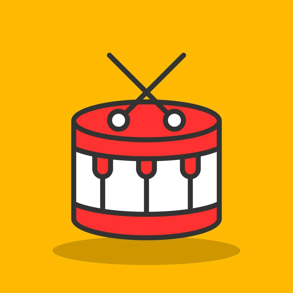 Drum Vector Icon Design