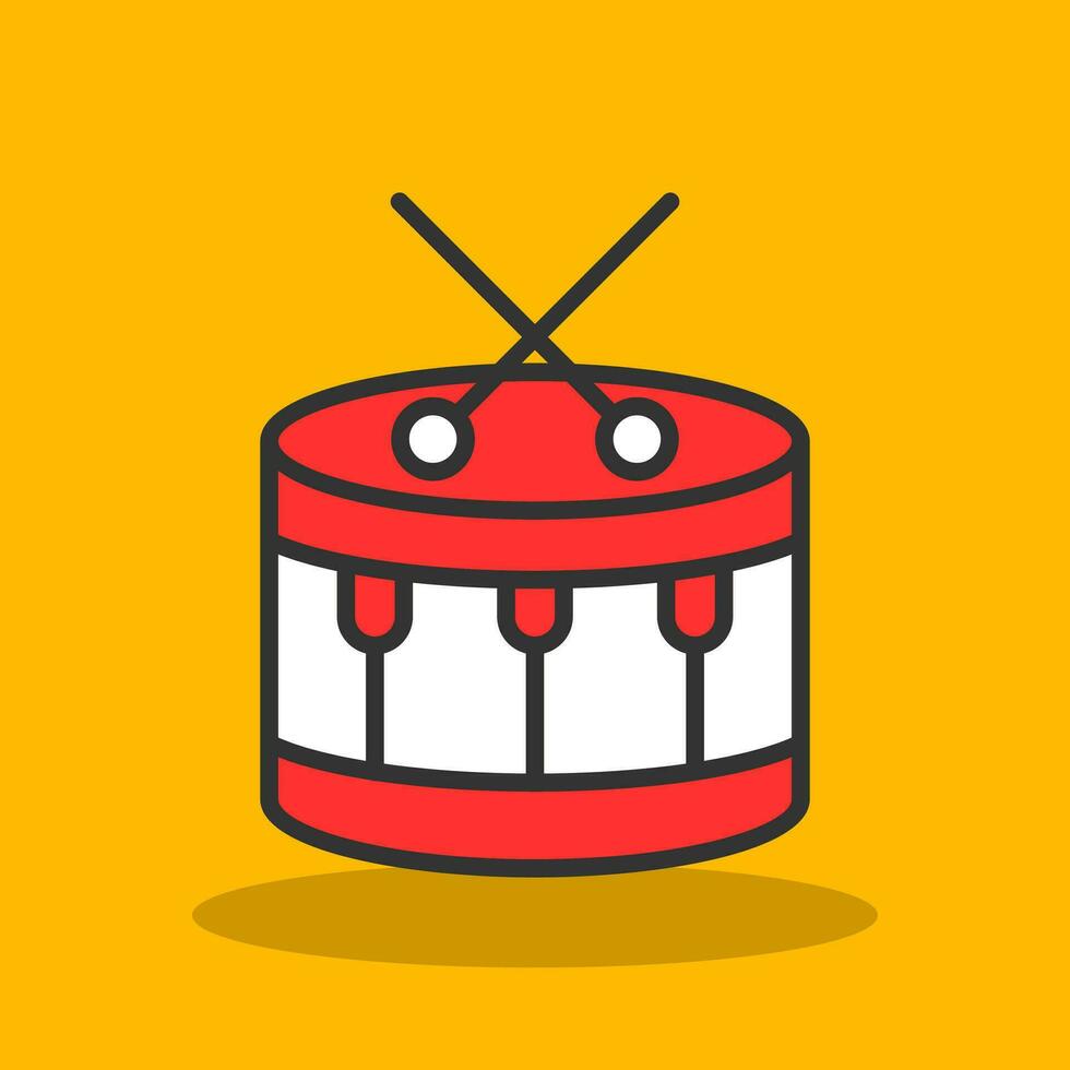 Drum Vector Icon Design