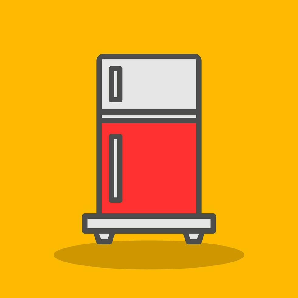 Refrigerator Vector Icon Design
