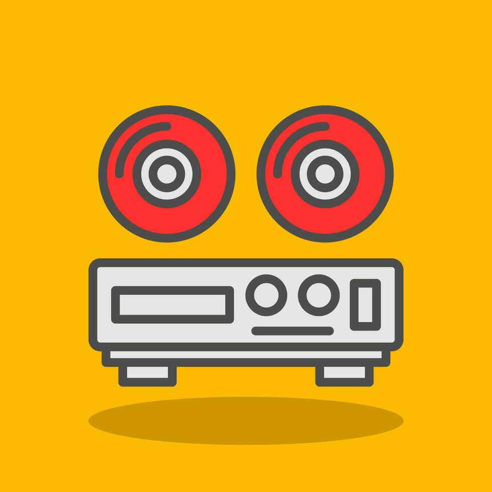 Dvd Player Vector Icon Design