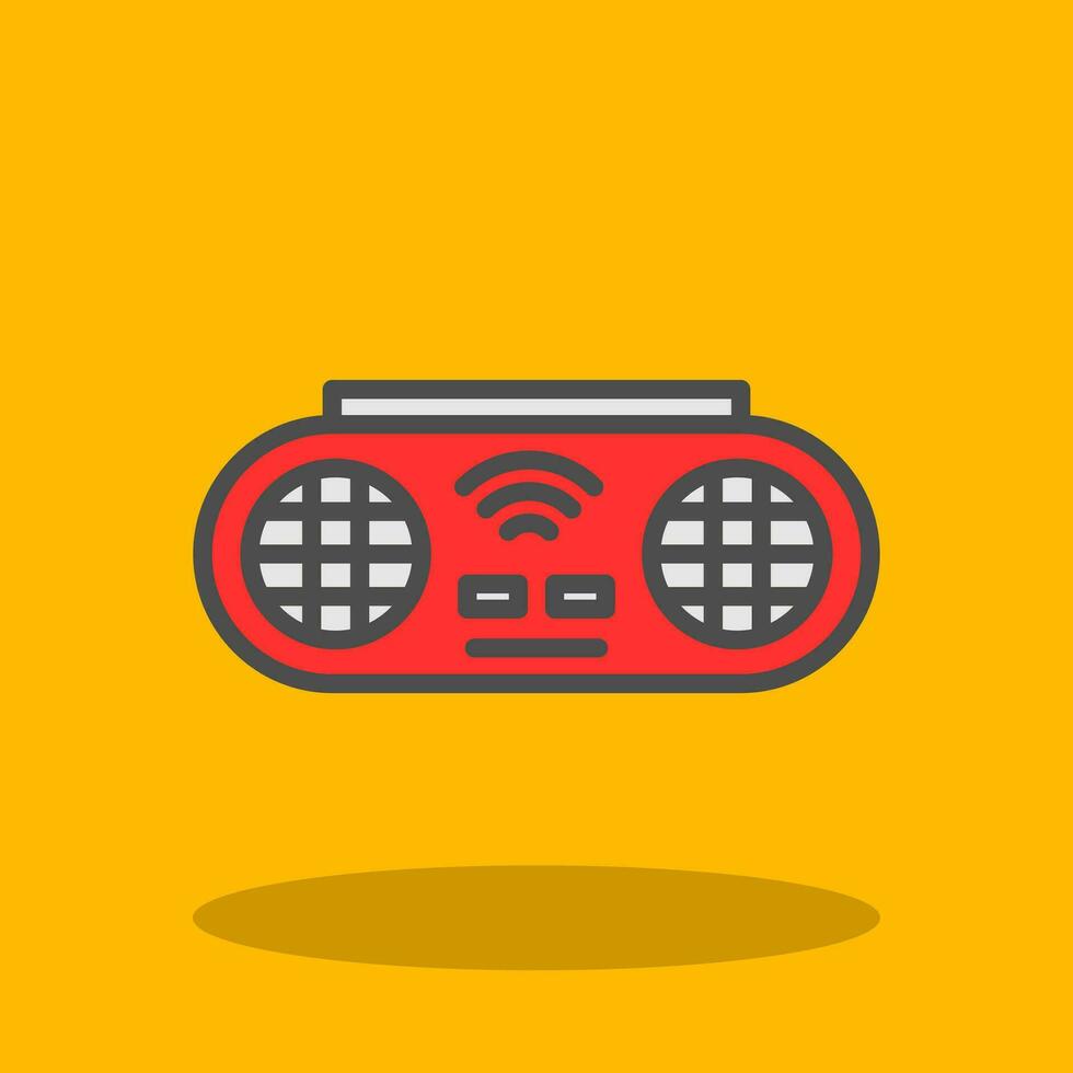 Portable Speaker Vector Icon Design