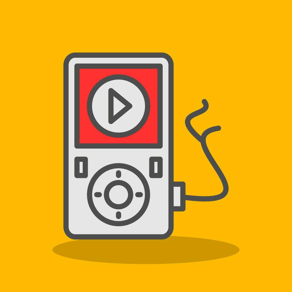Mp4 Player Vector Icon Design