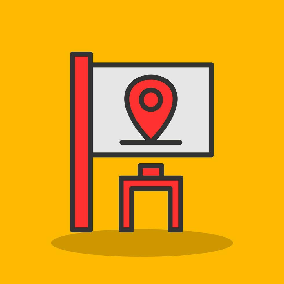 Checkpoint Vector Icon Design