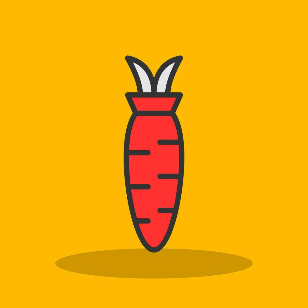 Carrot Vector Icon Design