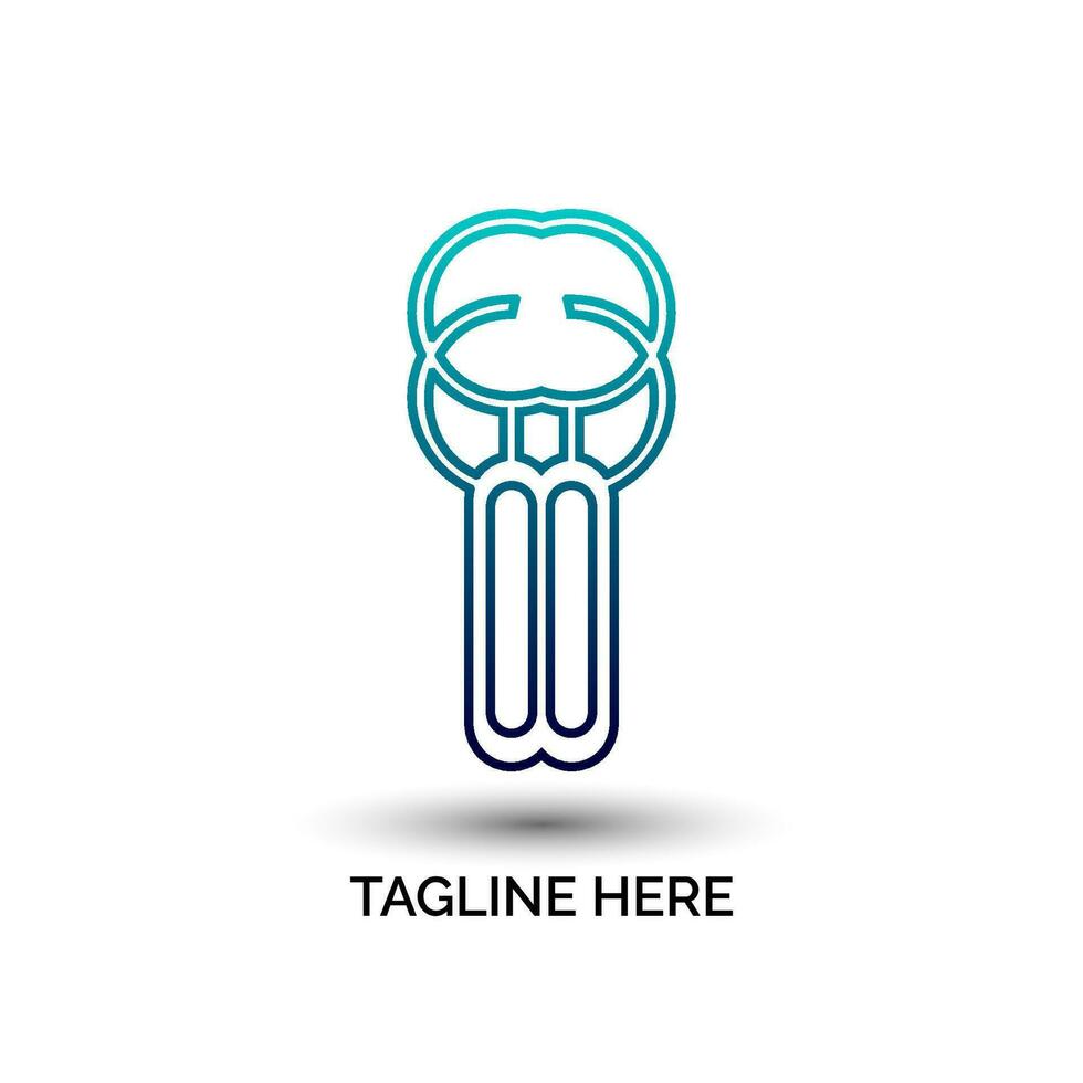 Key Logo template Design vector