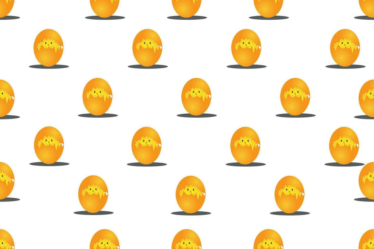 Chicken hatch Seamless pattern Background vector