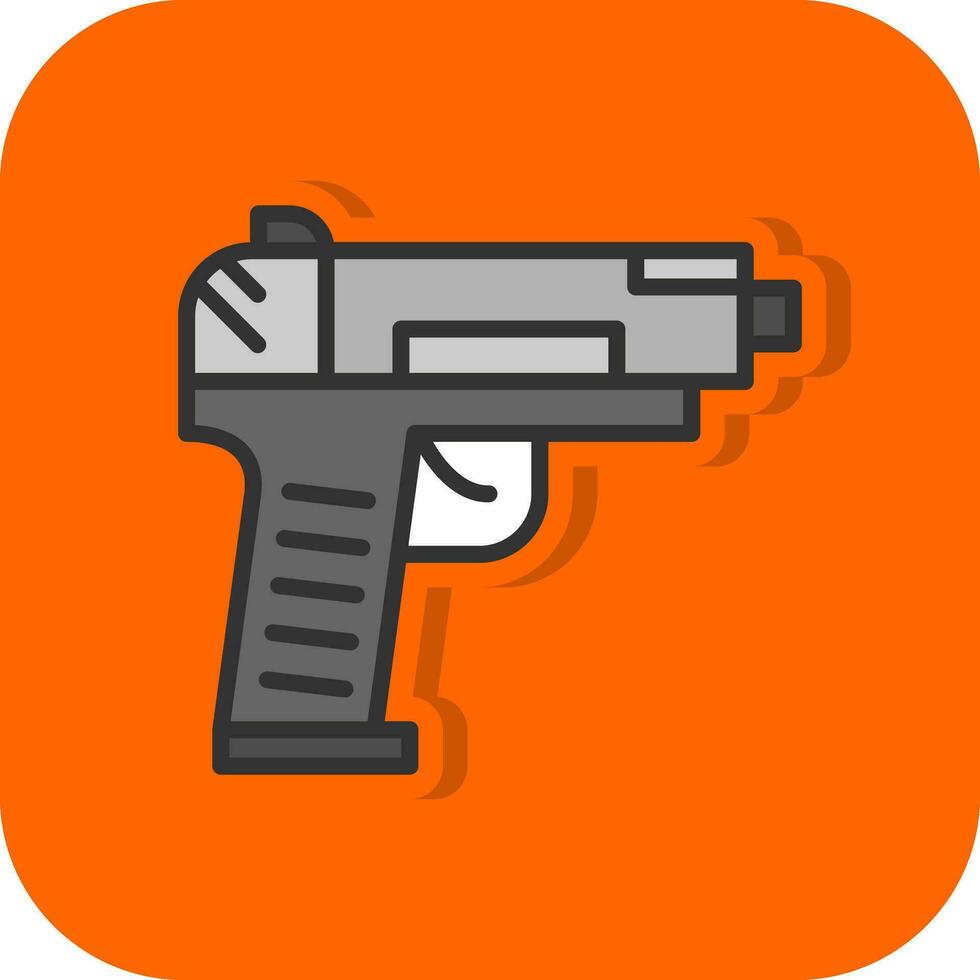 diseño de icono de vector de pistola