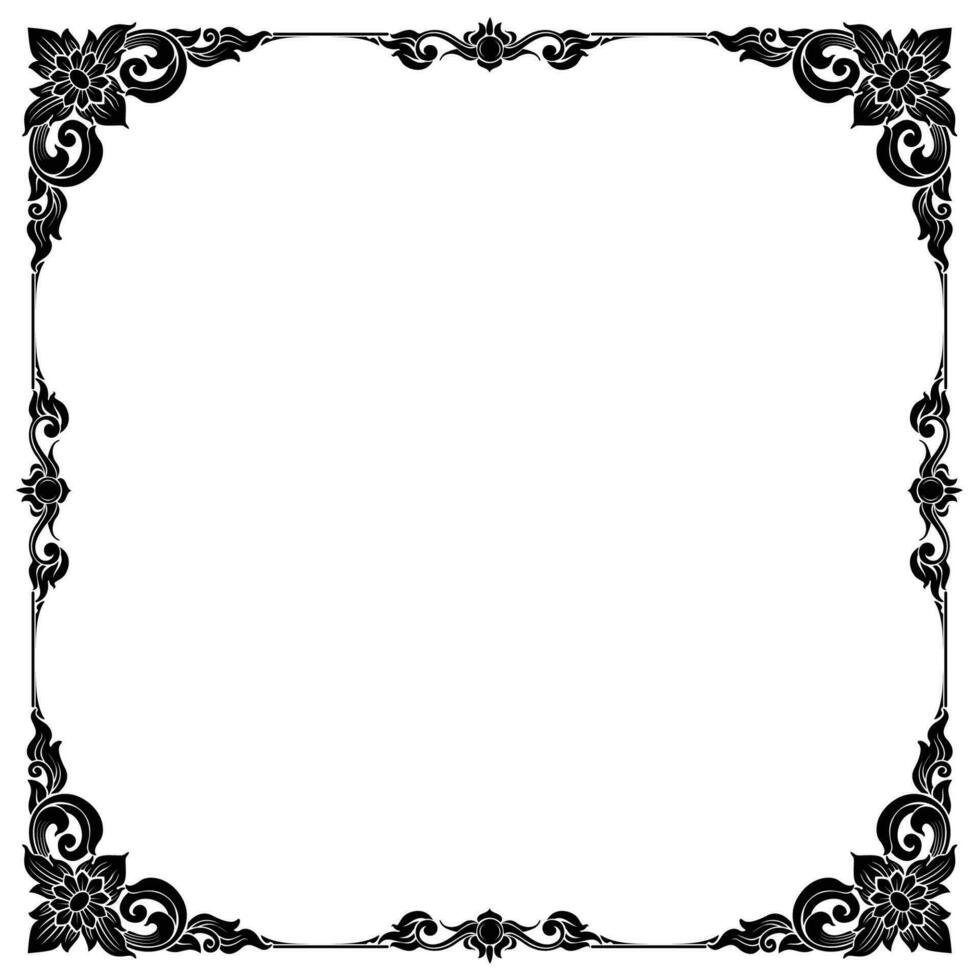 Golden of Classical decorative elements in baroque style vector