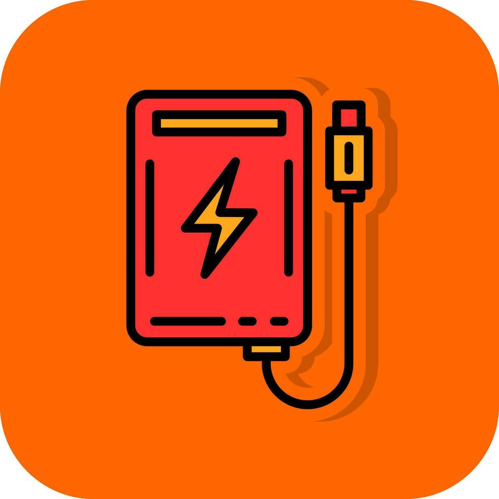 diseño de icono de vector de banco de energía