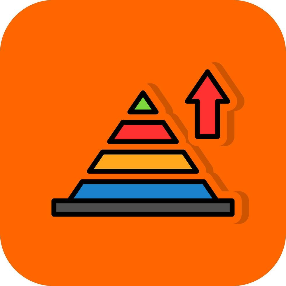 Pyramid CHart Vector Icon Design