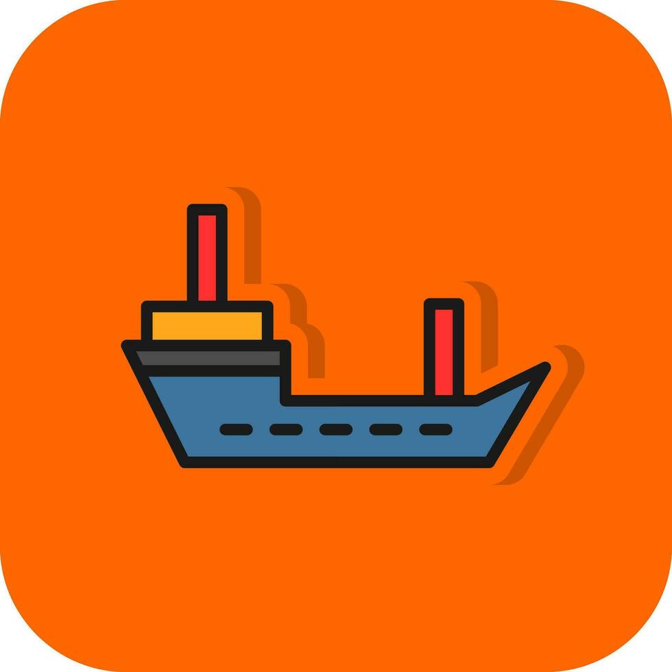 Ship Vector Icon Design