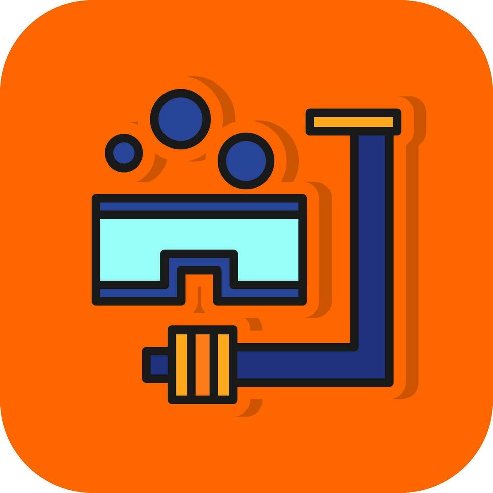 Scuba Diving Vector Icon Design