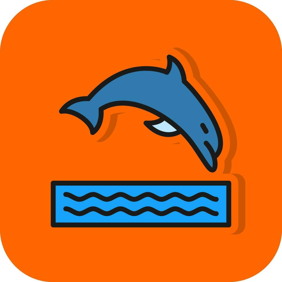 Dolphin Vector Icon Design