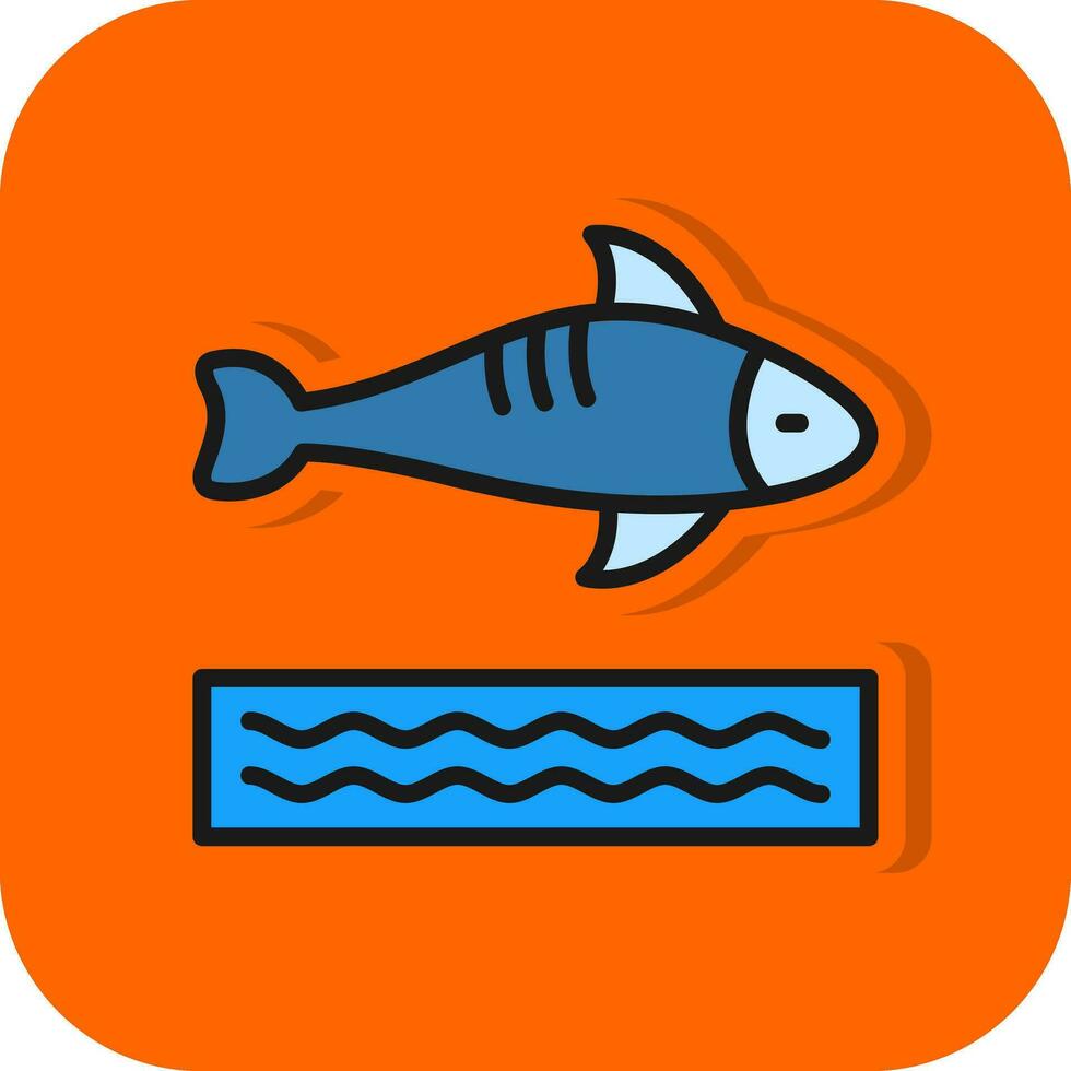 diseño de icono de vector de pescado