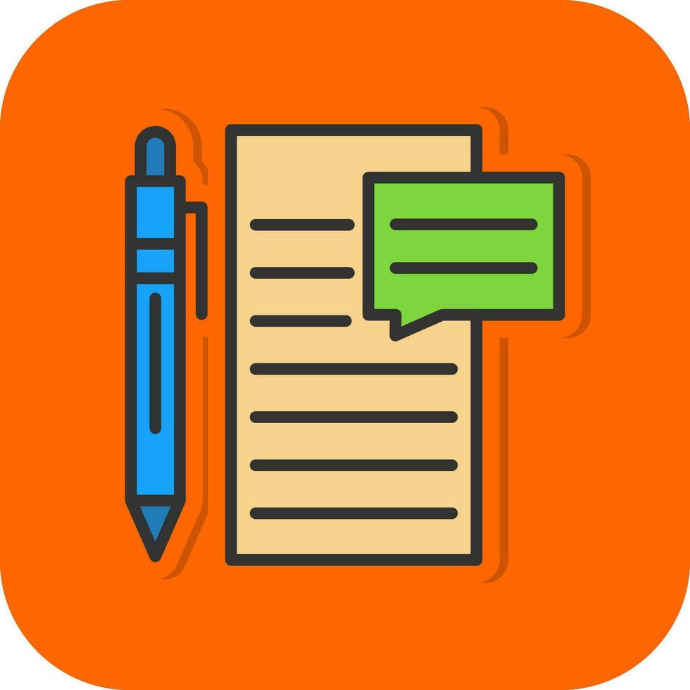 Blog Vector Icon Design