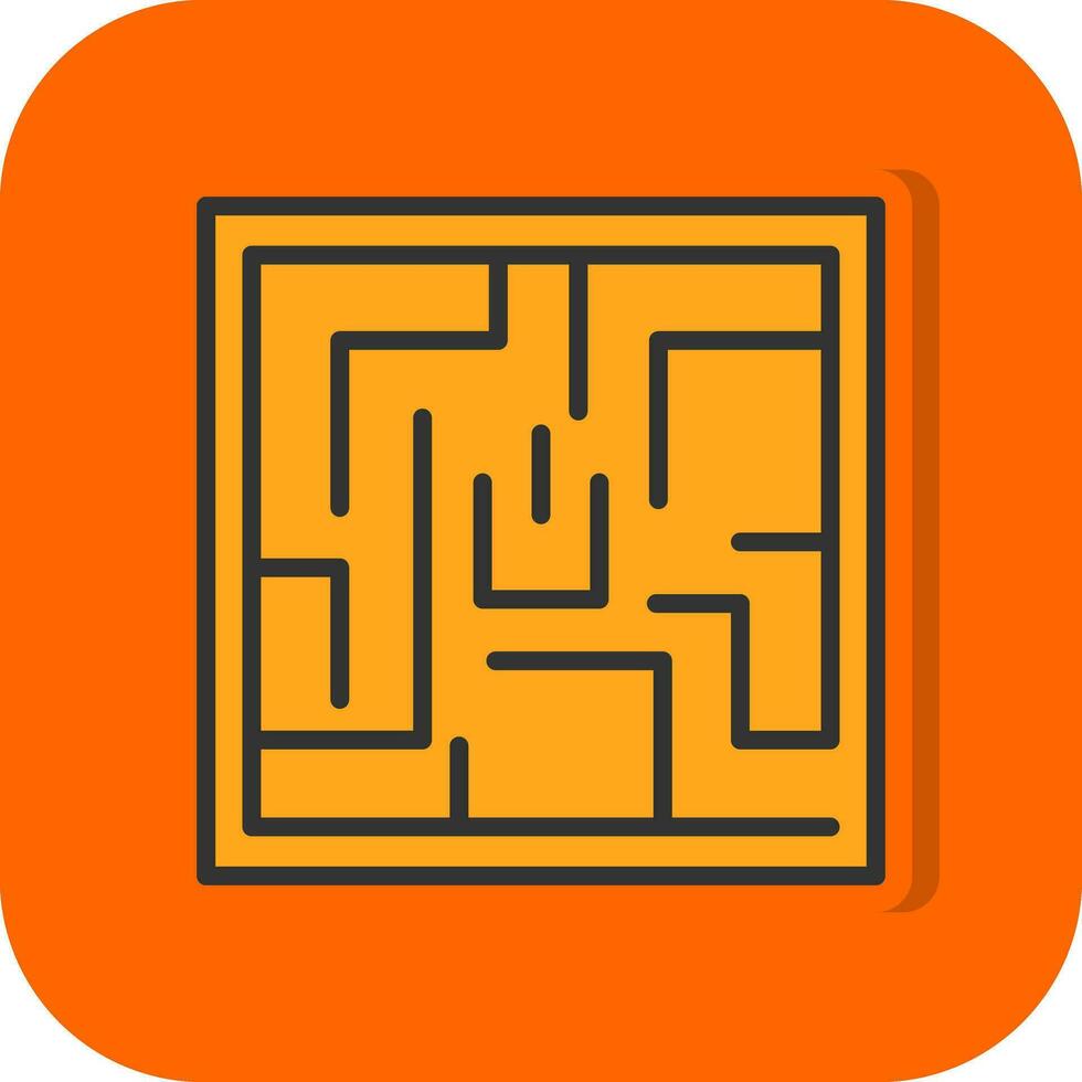 Labyrinth Vector Icon Design