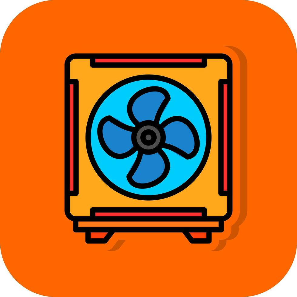 Cooling Fan Vector Icon Design