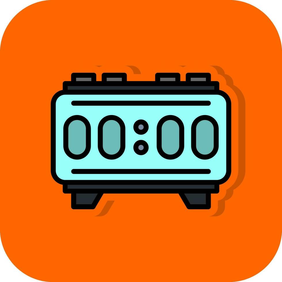 Digital Alarm Vector Icon Design