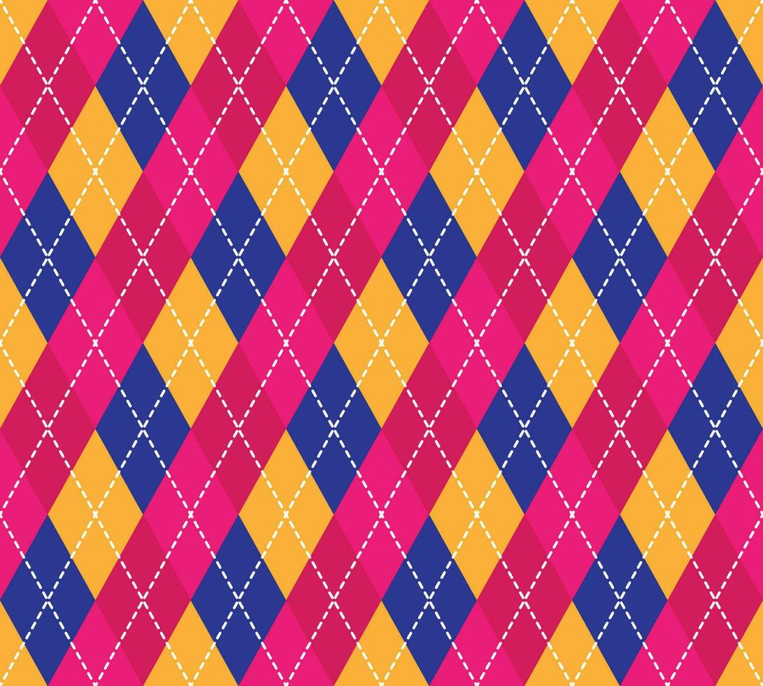 Argyle Pattern vector ,Fabric texture background