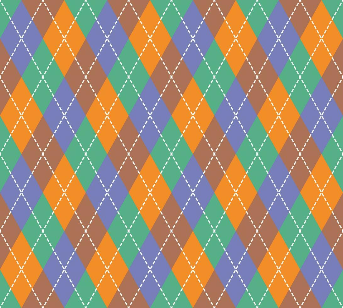 Argyle Pattern vector ,Fabric texture background