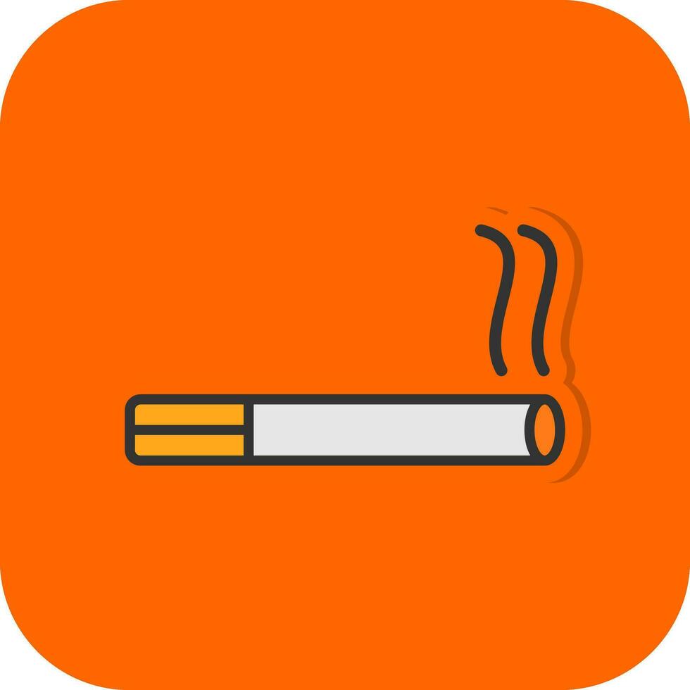 Cigarette Vector Icon Design