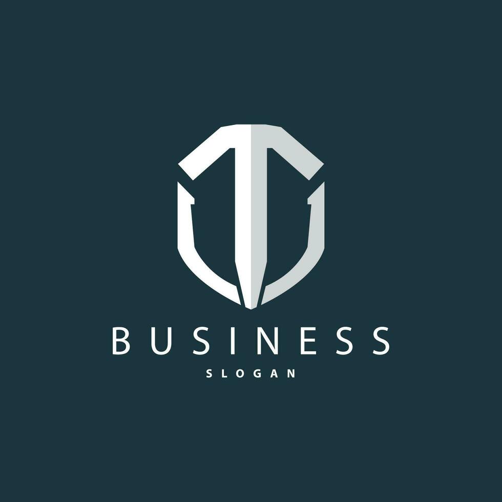 Minimal Initial T Letter Logo, Modern And Luxury Geometric Design, Icon Vector Template Element