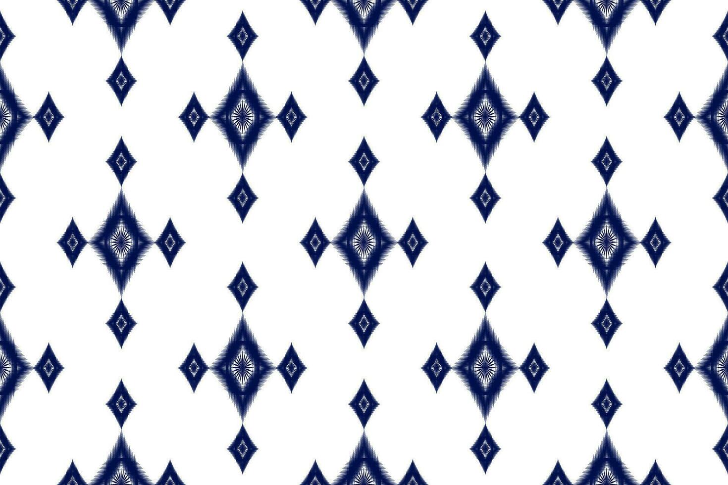 adorno folclórico geométrico ikat. textura de vector étnico tribal. patrón de rayas sin costuras en estilo azteca. figura bordado tribal. indio, escandinavo, gitano, mexicano, patrón popular.