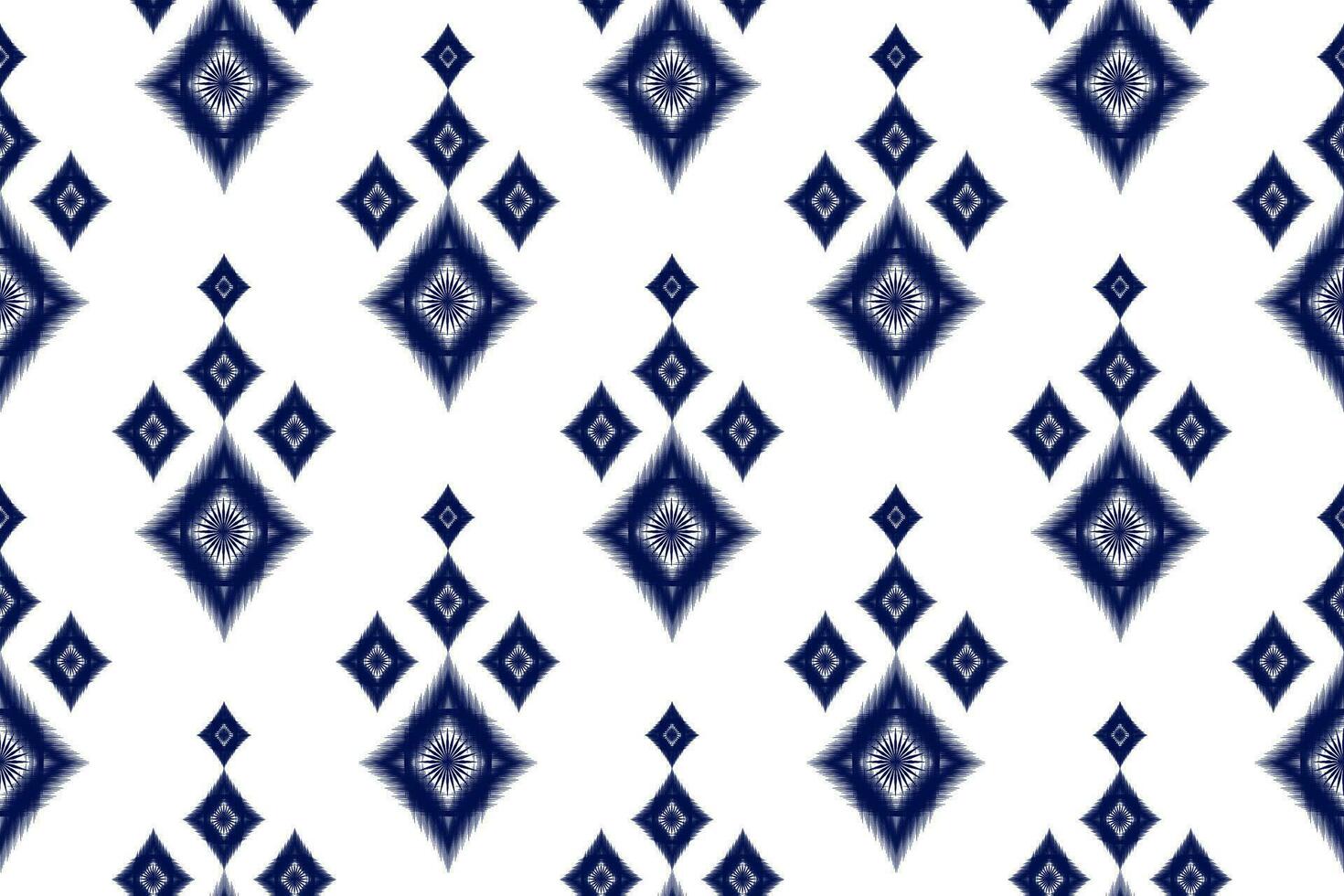 adorno folclórico geométrico ikat. textura de vector étnico tribal. patrón de rayas sin costuras en estilo azteca. figura bordado tribal. indio, escandinavo, gitano, mexicano, patrón popular.