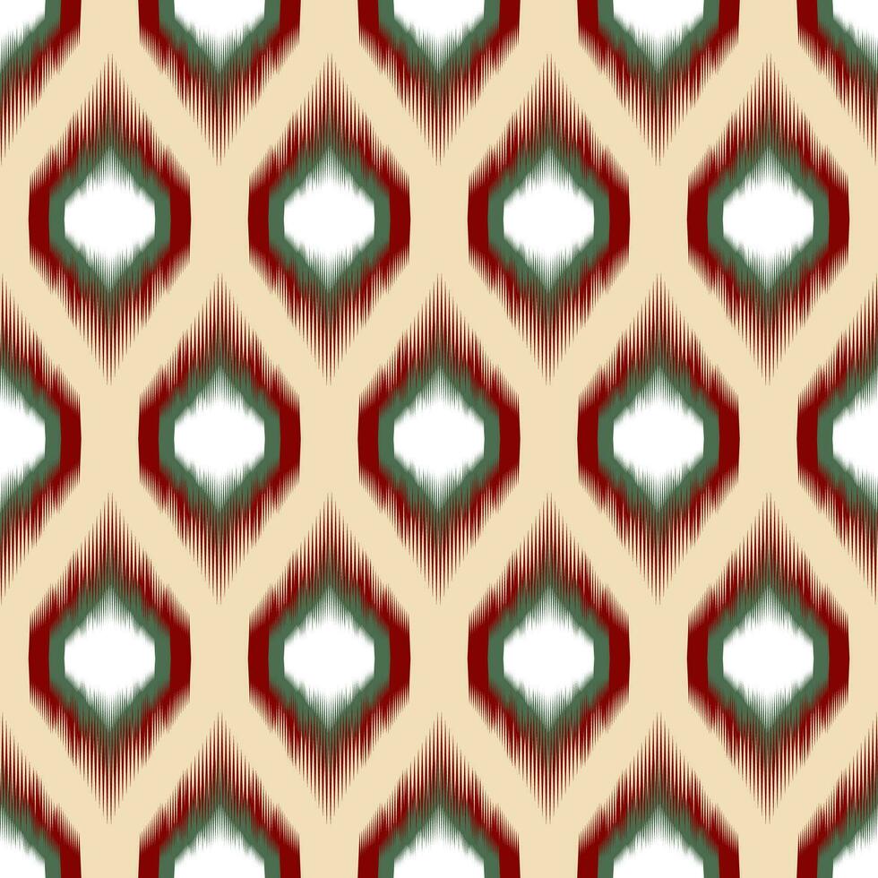 African Ikat paisley embroidery on yellow background, traditional seamless geometric pattern, Aztec abstract pattern. vector