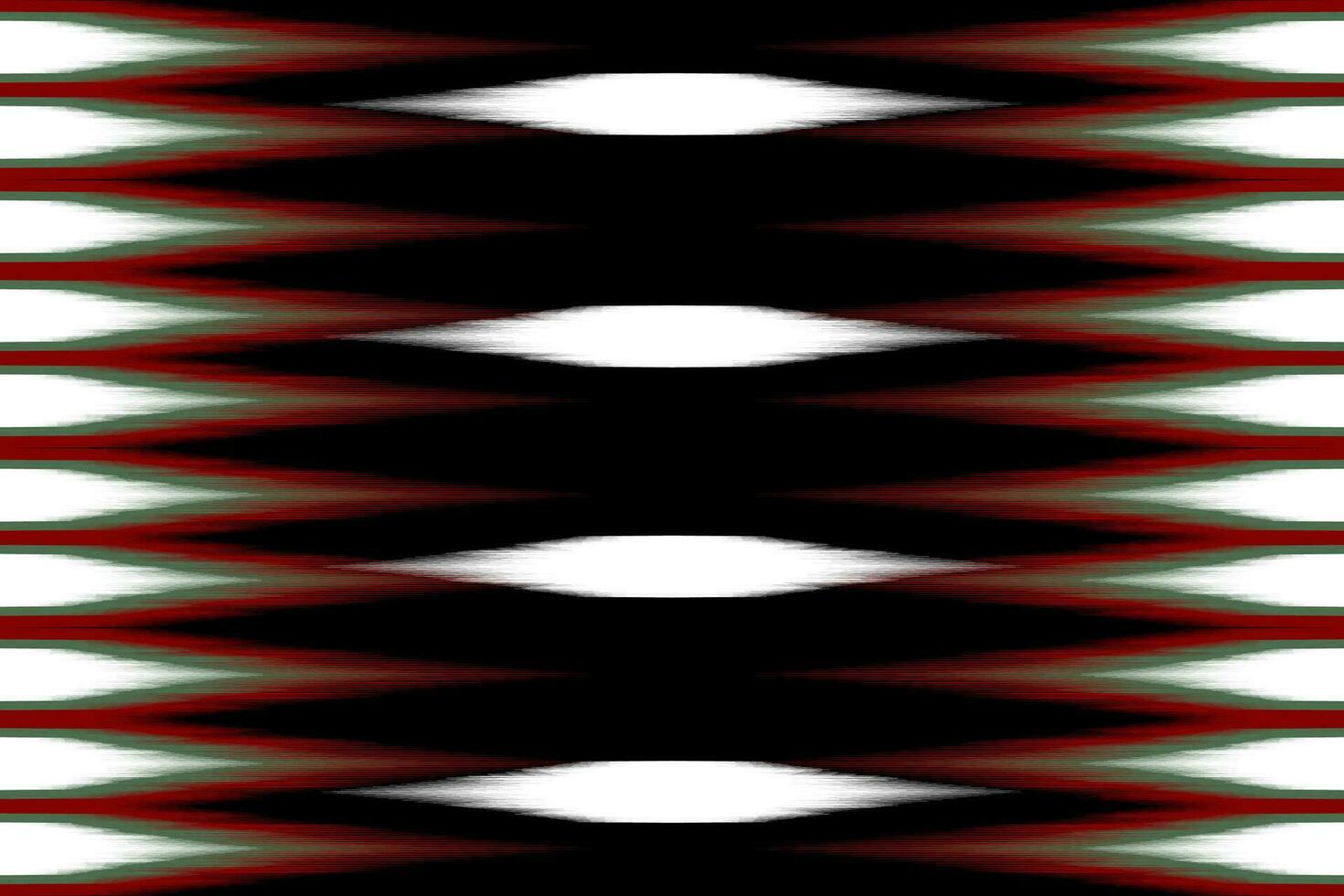 Uzbek ikat pattern-traditional silk fabric in Uzbekistan. Handmade textile product. Traditional pattern on the fabric in Indonesia and other Asian countries vector
