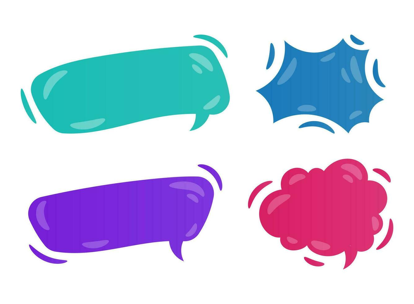 Speech bubble vector