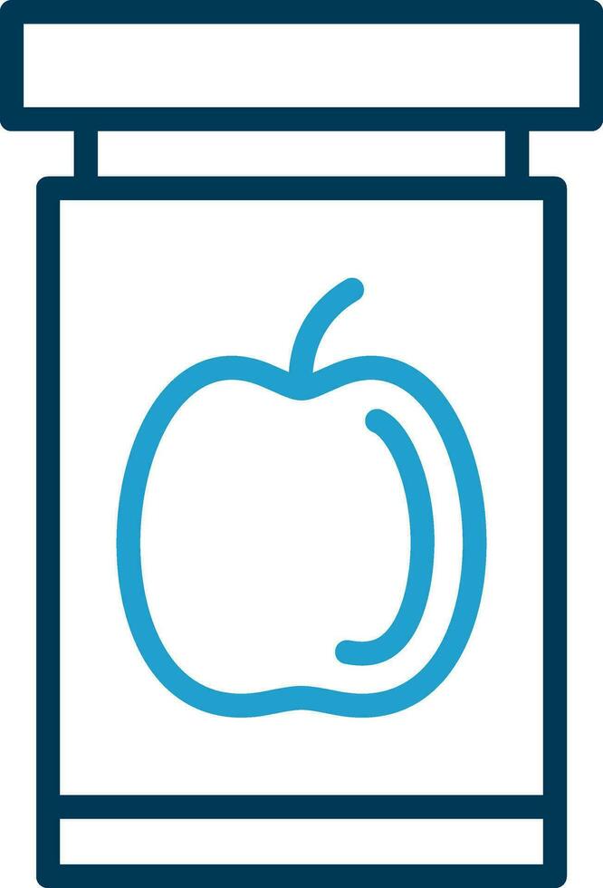 Apple Jam Vector Icon Design