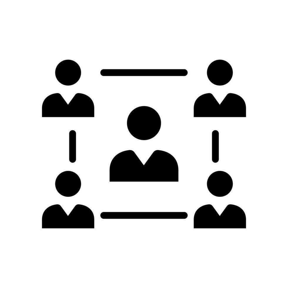 Concept of unity and teamwork. Togetherness and cooperation icon. Group. Vector illustration isolated on white background.