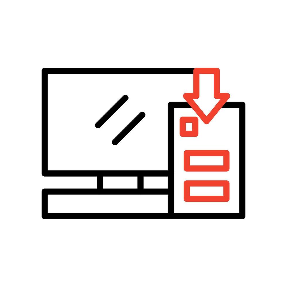 download data storage icon, editable vector graphic.