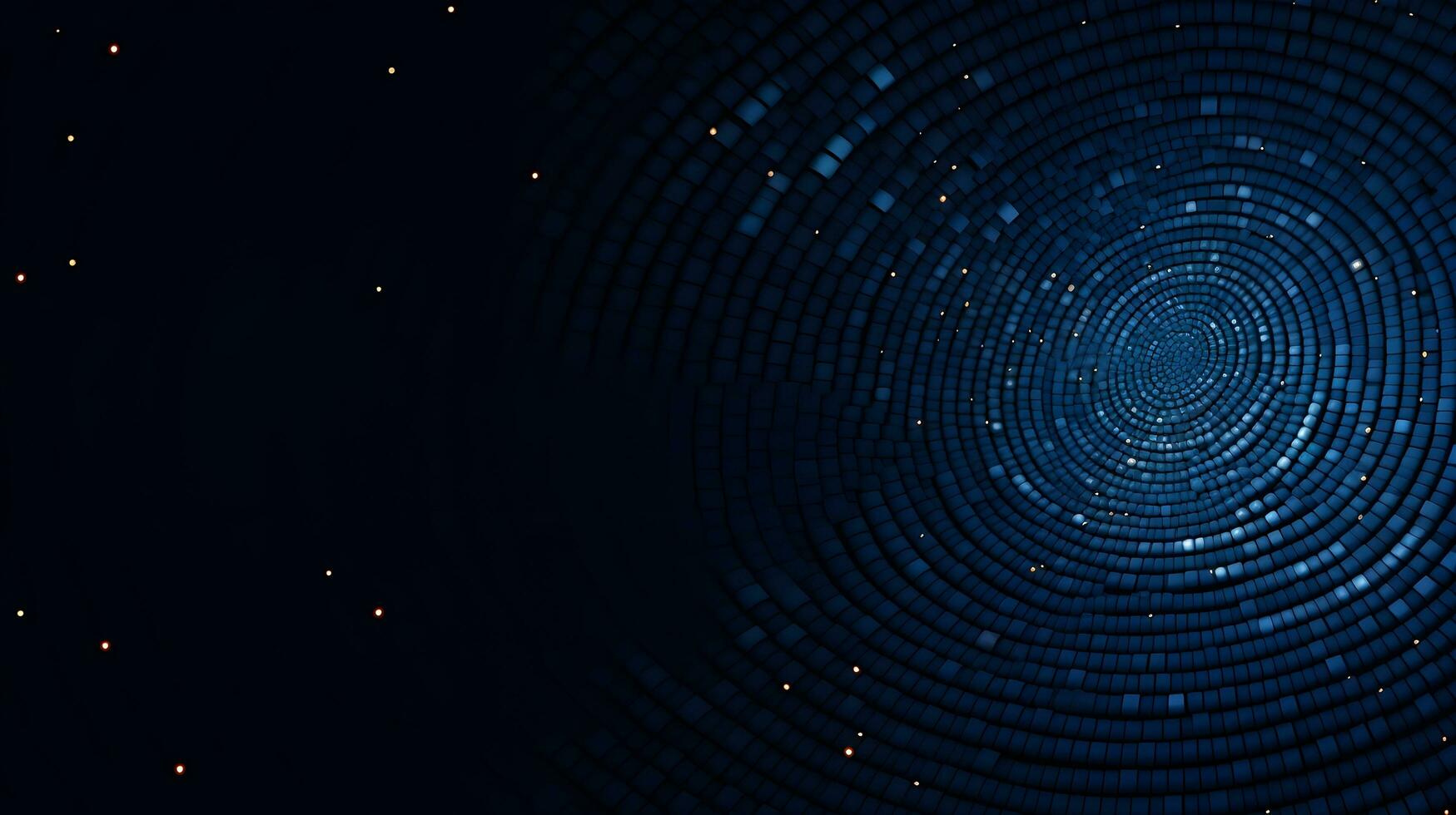 dark data circles void technology background photo