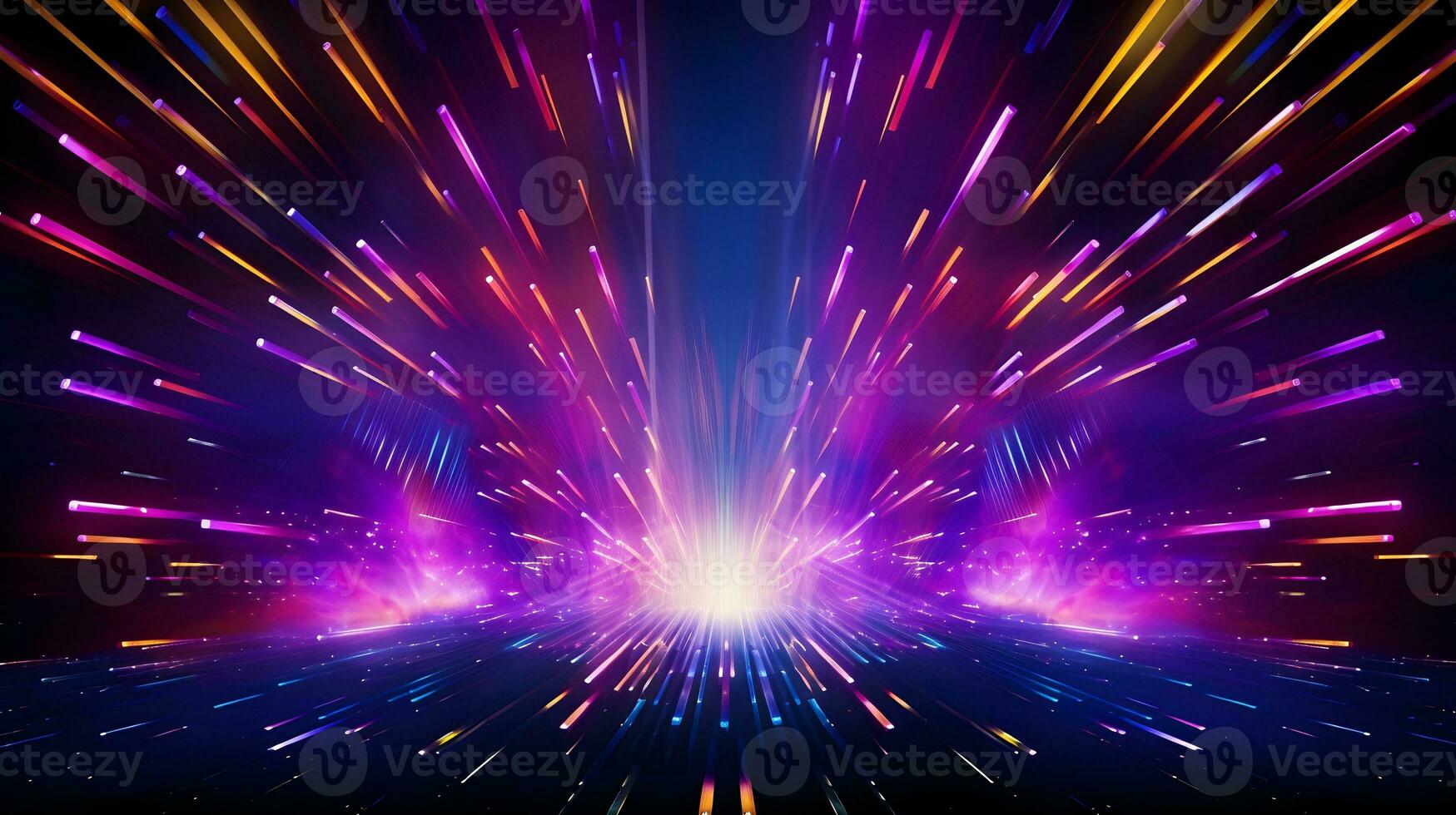 Purple Orange Shining Neon Lights Festival Background 27704270 Stock