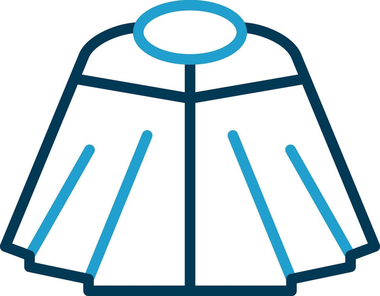 Cloak Vector Icon Design