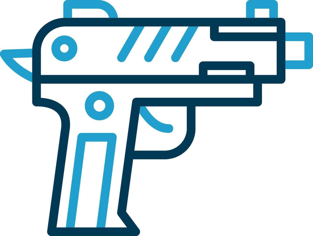 Pistol Vector Icon Design