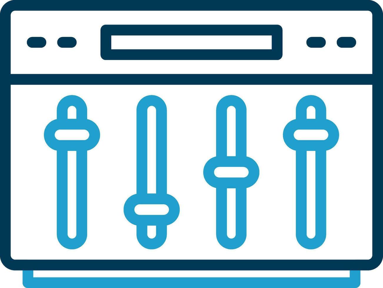 Equalizer Vector Icon Design