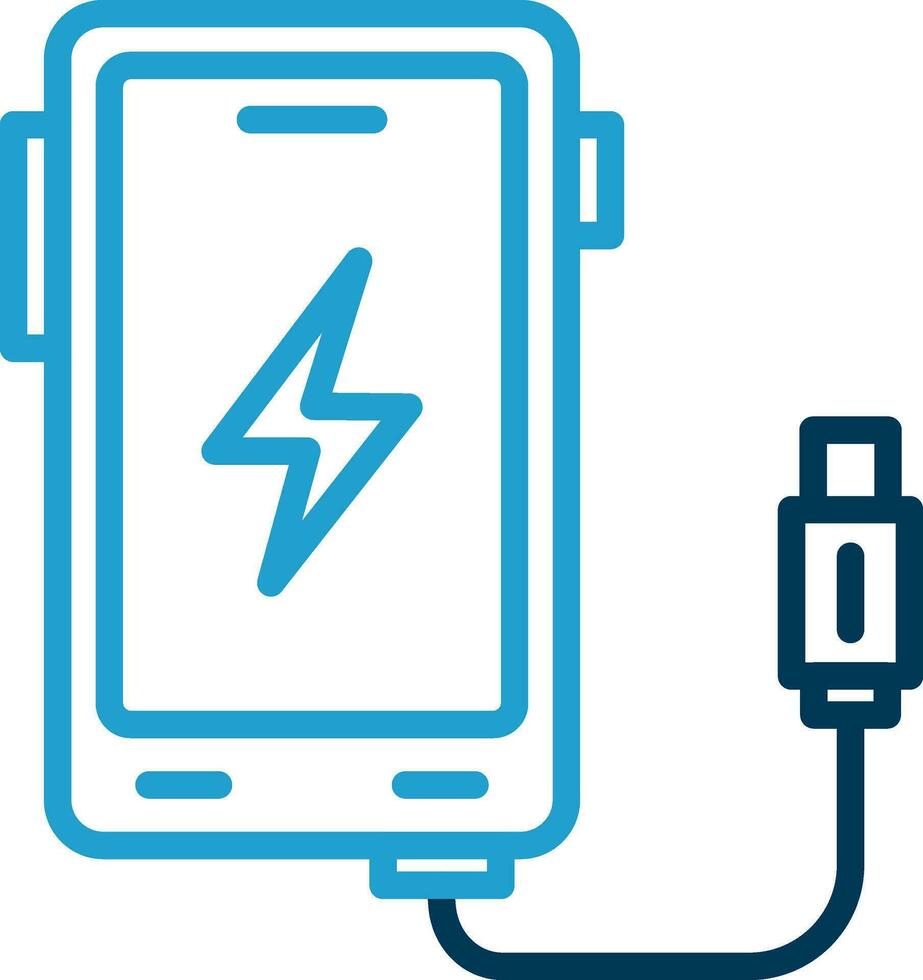 Wireless Charger Vector Icon Design