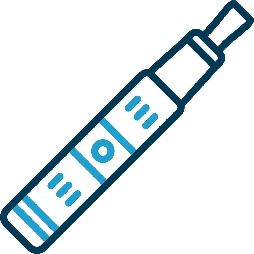 Electronic Cigarette Vector Icon Design