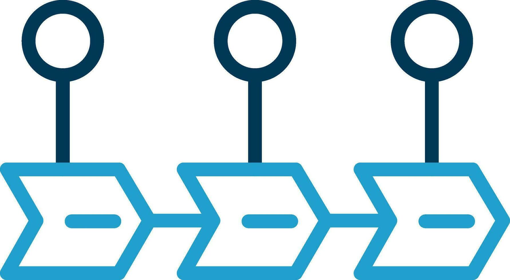 Value Chain Vector Icon Design