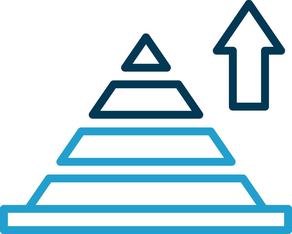 Pyramid CHart Vector Icon Design