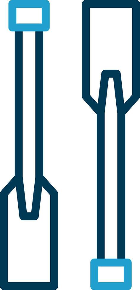 Paddles Vector Icon Design