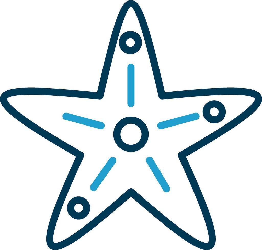 diseño de icono de vector de estrella de mar