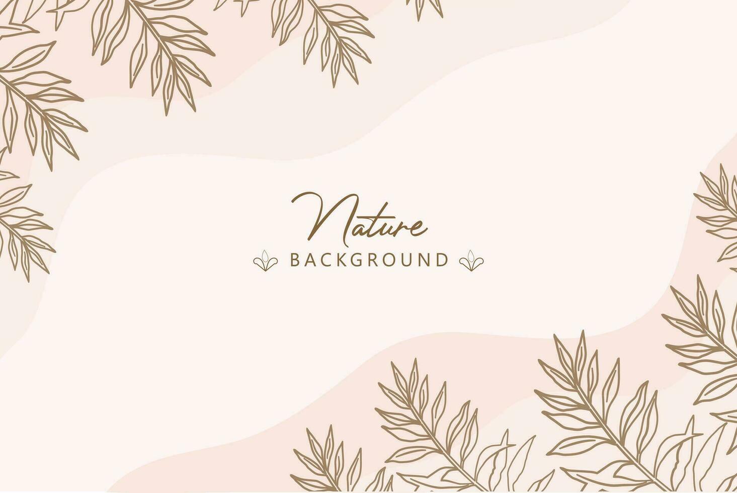 Nature Abstract shapes background with vector design