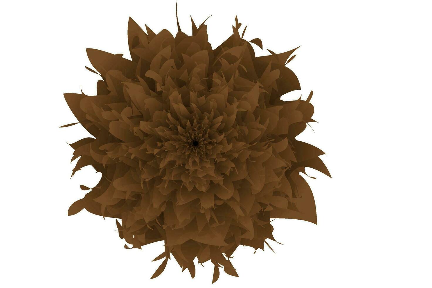 Flower Petal Vector Design With Transparent Background