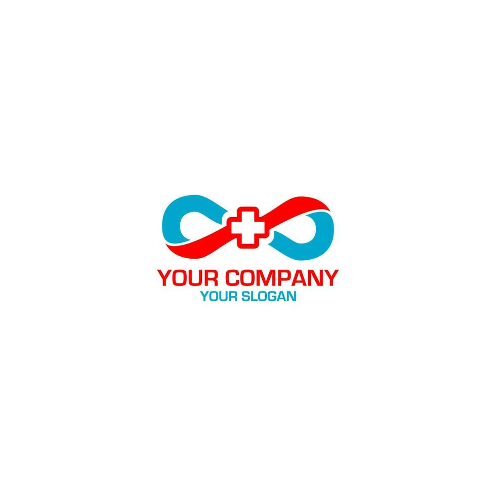 Medical Infinity Logo Design Vector