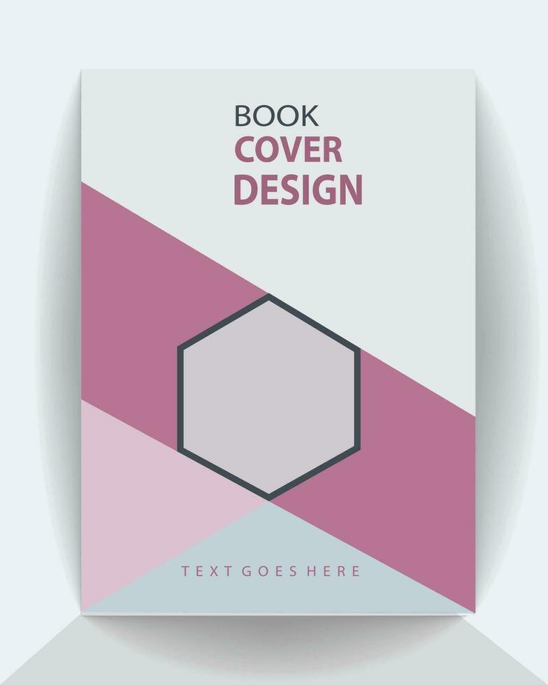 Book Cover Design Template a4 size Pro Vector